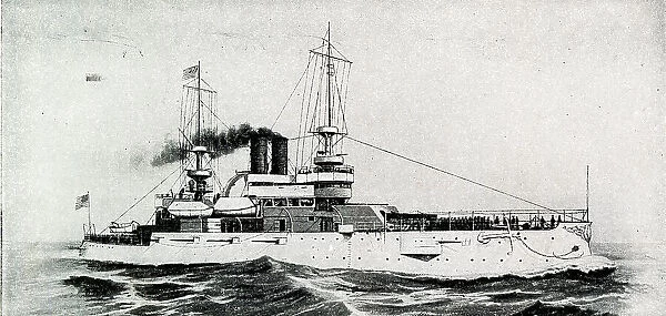 American pre-dreadnought battleship, USS Illinois