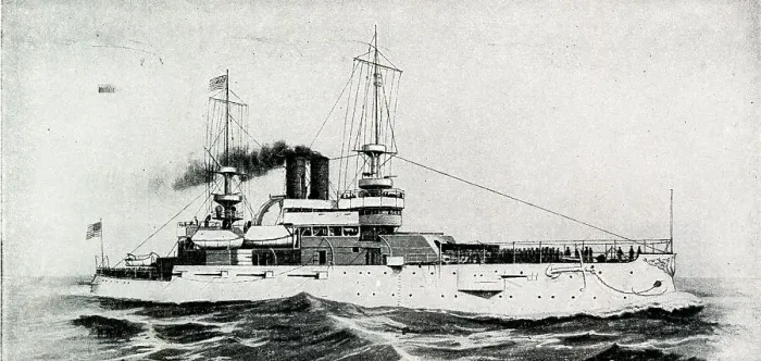 Framed Print : American pre-dreadnought battleship, USS Illinois Framed Print : American pre-dreadnought battleship, USS Illinois