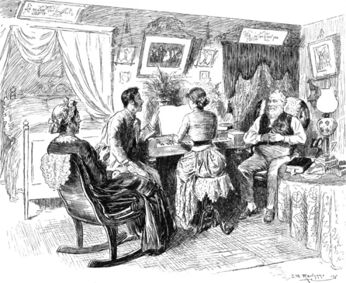 Framed Print : American Sitting Room Framed Print : American Sitting Room