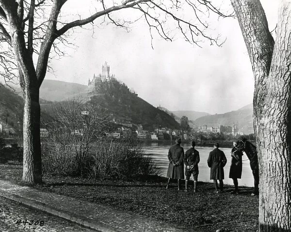 American soldiers at Cochem, Germany, post-WW1