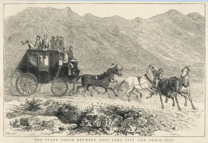 Framed Print : American Stagecoach Framed Print : American Stagecoach