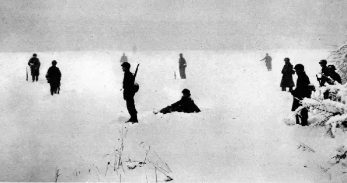 Framed Print : American Troops during the Battle of the Bulge; Second Wor Framed Print : American Troops during the Battle of the Bulge; Second Wor
