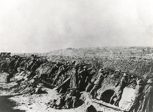 American troops near Bazoches-sur-Vesle, France, WW1