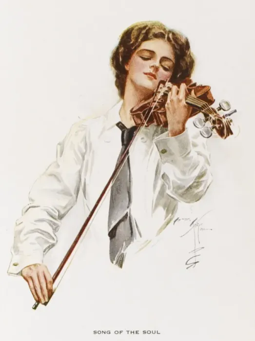 Framed Print : American Violinist 1910 Framed Print : American Violinist 1910