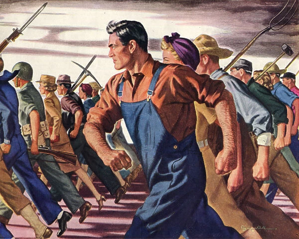 American Workers and Farmers on the March