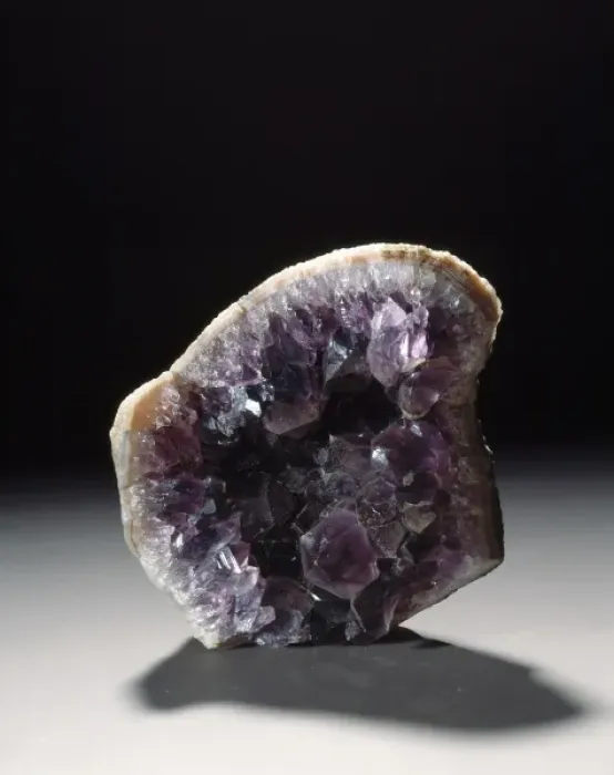 Framed Print : Amethyst is a transparent purple variety of quartz Framed Print : Amethyst is a transparent purple variety of quartz