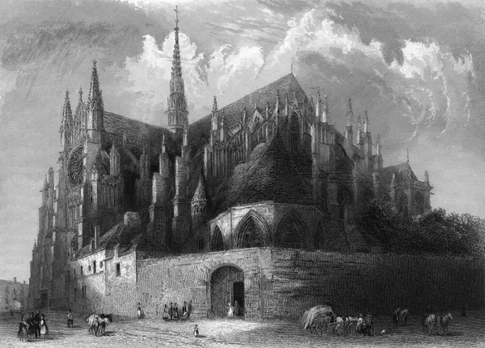 Framed Print : Amiens Cathedral