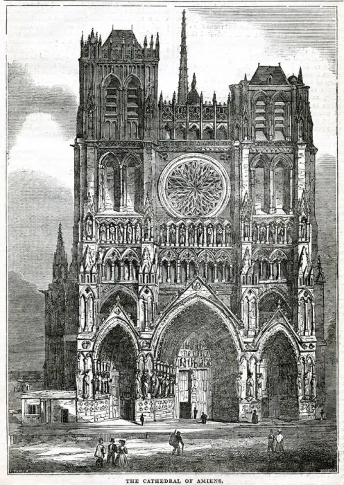 Framed Print : Amiens Cathedral Framed Print : Amiens Cathedral