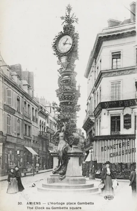 Framed Print : Amiens - The Clock on Gambetta Square Framed Print : Amiens - The Clock on Gambetta Square