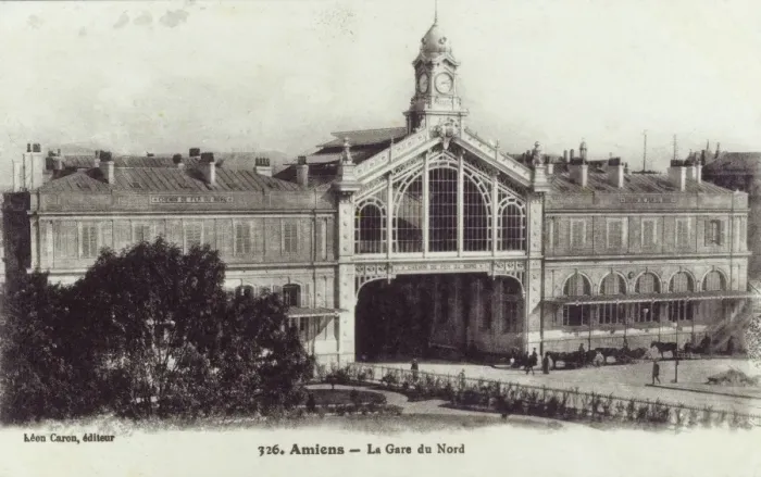 Framed Print : Amiens, France - The Gare du Nord Framed Print : Amiens, France - The Gare du Nord