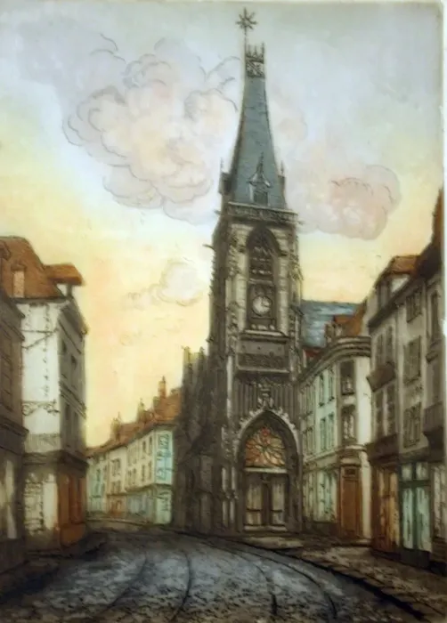 Framed Print : Amiens : L eglise St Leu Framed Print : Amiens : L eglise St Leu