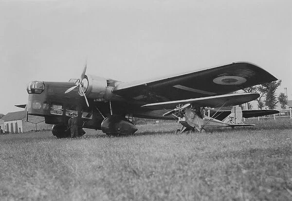 Amiot 143. A French Air Force Amiot 143 Parked Date: 1930s