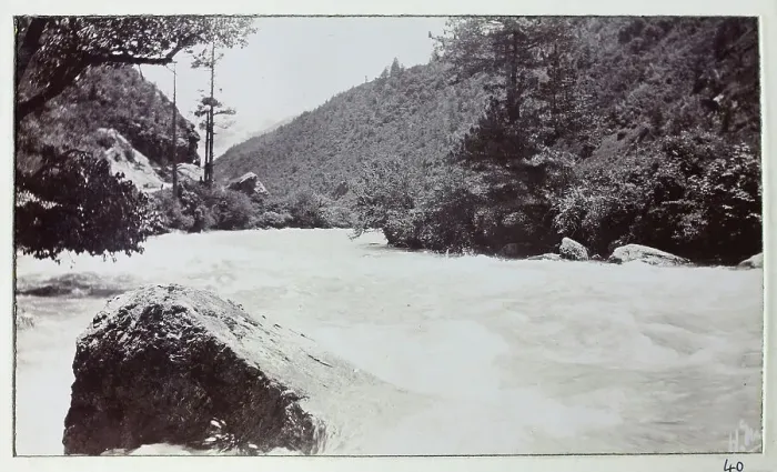 Framed Print : Ammo Chu River, from a fascinating album which reveals new details on a little-known campaign in which a British military force brushed aside Tibetan defences to capture Lhasa, in 1904 Framed Print : Ammo Chu River, from a fascinating album which reveals new details on a little-known campaign in which a British military force brushed aside Tibetan defences to capture Lhasa, in 1904
