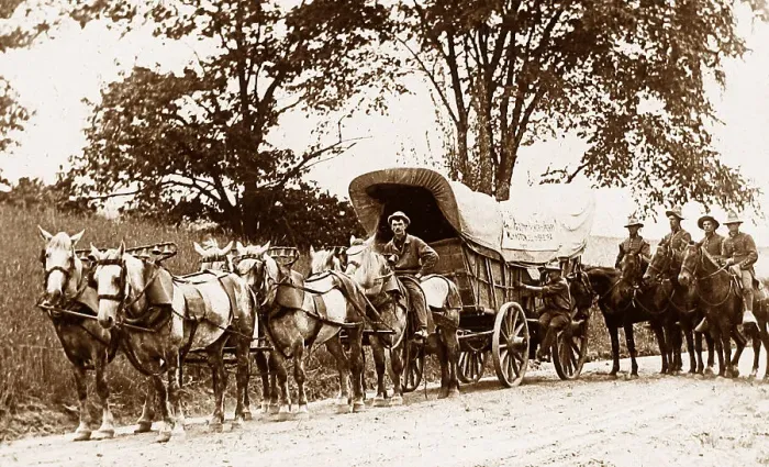 Framed Print : Ammunition wagon on its way to Admiral Ferry, Lake Erie, USA Framed Print : Ammunition wagon on its way to Admiral Ferry, Lake Erie, USA