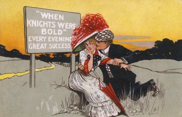 Framed Print : Amorous Gent makes his move Framed Print : Amorous Gent makes his move