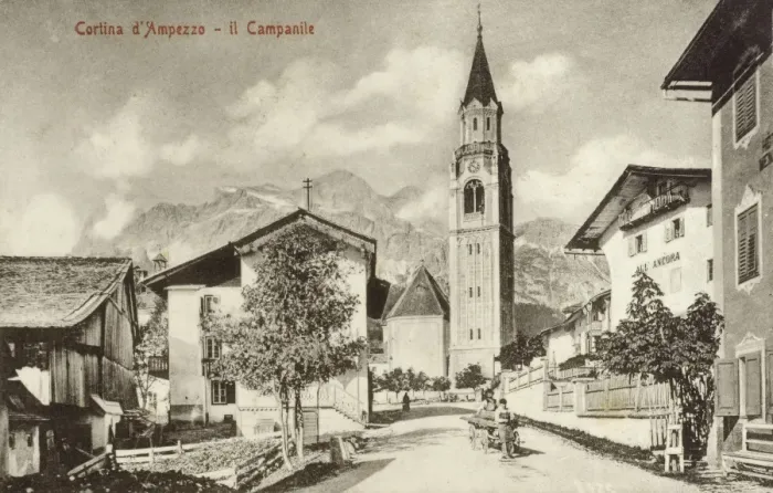 Framed Print : Ampezzo, Tyrol, Italy - The Bell Tower Framed Print : Ampezzo, Tyrol, Italy - The Bell Tower