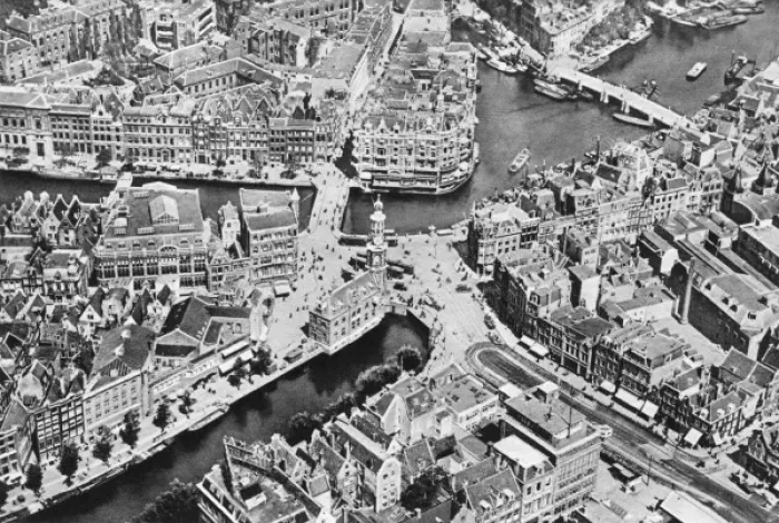 Framed Print : Amsterdam / Aerial 1930 Framed Print : Amsterdam / Aerial 1930