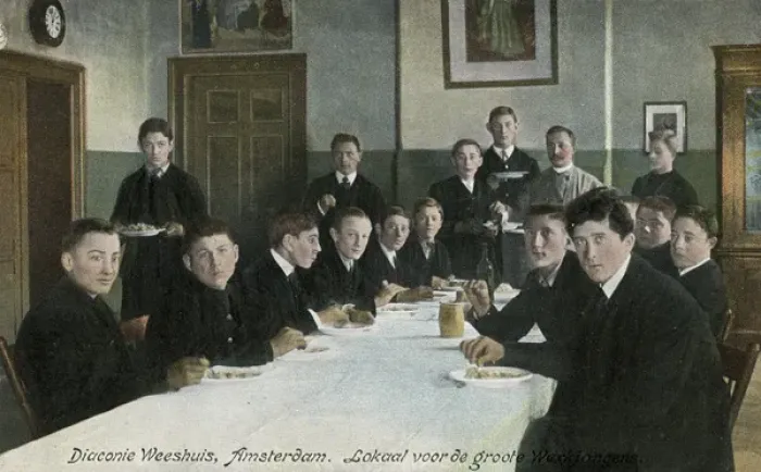 Framed Print : Amsterdam Burger Weeshuis (Orphanage) - Area for Older Worki Framed Print : Amsterdam Burger Weeshuis (Orphanage) - Area for Older Worki
