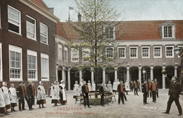 Framed Print : Amsterdam Burger Weeshuis (Orphanage) - Basketball Framed Print : Amsterdam Burger Weeshuis (Orphanage) - Basketball