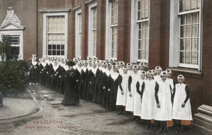 Framed Print : Amsterdam Burger Weeshuis (Orphanage) - Church Attendance Framed Print : Amsterdam Burger Weeshuis (Orphanage) - Church Attendance