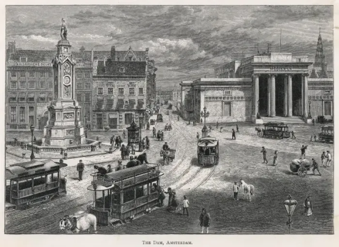 Framed Print : Amsterdam Dam Square Framed Print : Amsterdam Dam Square