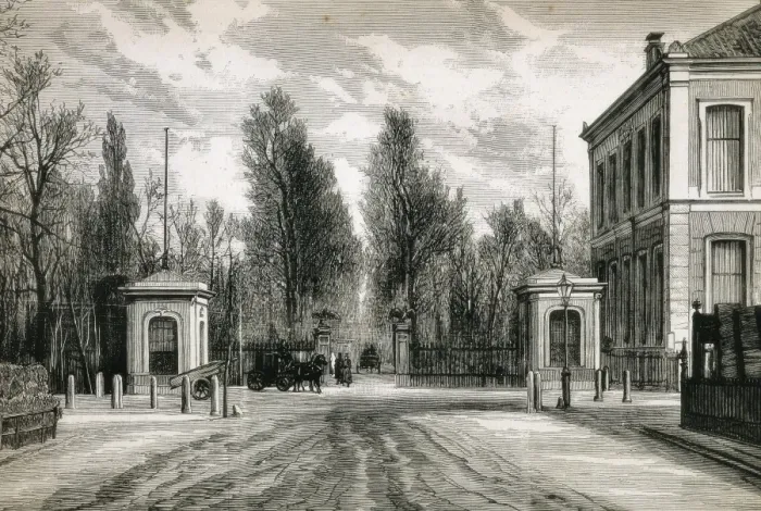 Framed Print : Amsterdam. Entrance to the Zoological Park in Framed Print : Amsterdam. Entrance to the Zoological Park in