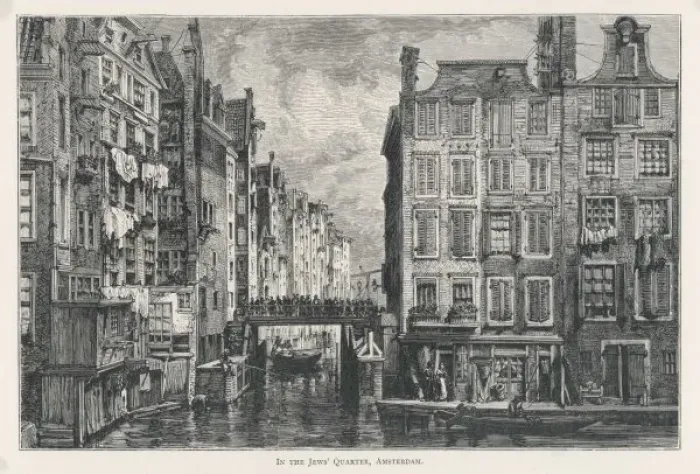 Framed Print : Amsterdam / Jews Quarter Framed Print : Amsterdam / Jews Quarter