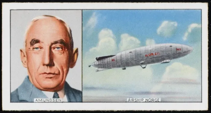 Framed Print : Amundsen / Airship Norge Framed Print : Amundsen / Airship Norge