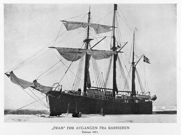 AMUNDSEN / THE FRAM. Roald Amundsen, the first to reach the South Pole