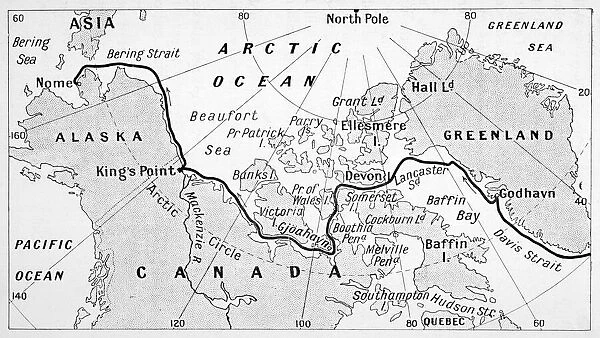 Amundsen Voyage Map