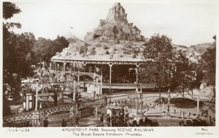 Framed Print : Amusement Park, British Empire Exhibition, Wembley Framed Print : Amusement Park, British Empire Exhibition, Wembley