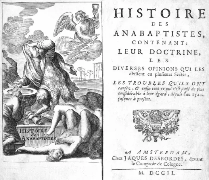 Framed Print : Anabaptists Allegory Framed Print : Anabaptists Allegory