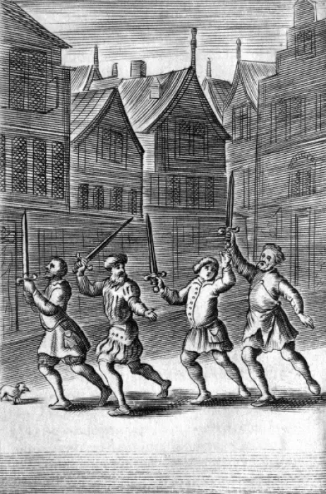 Framed Print : Anabaptists in Amsterdam Framed Print : Anabaptists in Amsterdam
