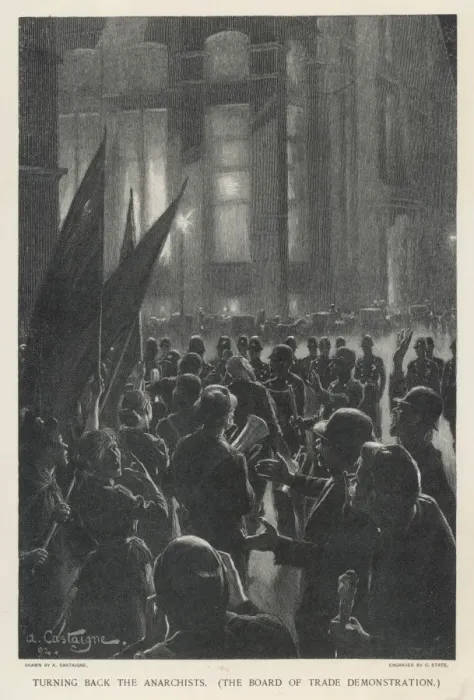 Framed Print : Anarchist Demo, Chicago2 Framed Print : Anarchist Demo, Chicago2