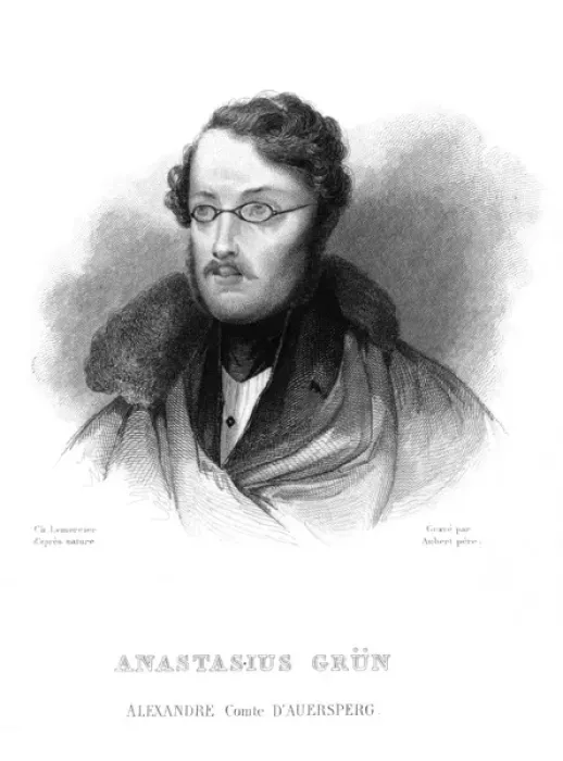 Framed Print : Anastasius Grun - 2 Framed Print : Anastasius Grun - 2