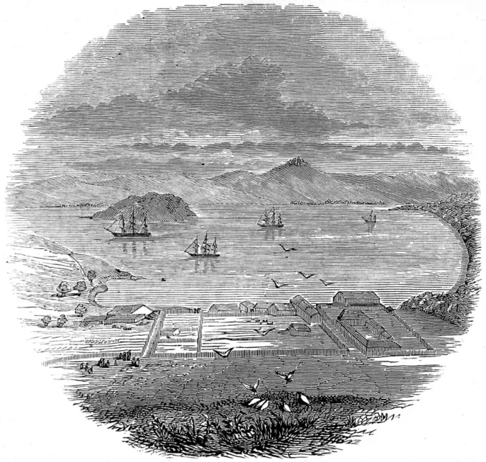 Framed Print : Anchorage at Yerba Buena, San Francisco, 1846 Framed Print : Anchorage at Yerba Buena, San Francisco, 1846