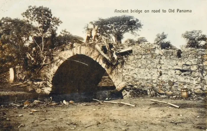 Framed Print : Ancient bridge on road to old Panama Framed Print : Ancient bridge on road to old Panama