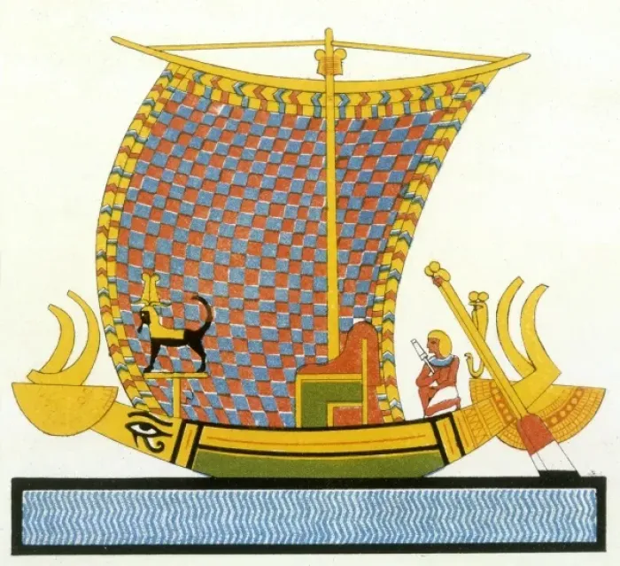 Framed Print : Ancient Egyptian Galley Framed Print : Ancient Egyptian Galley