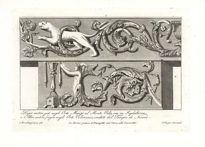 Framed Print : Ancient friezes from the Orti Manzi and Orti Colonnesi Framed Print : Ancient friezes from the Orti Manzi and Orti Colonnesi