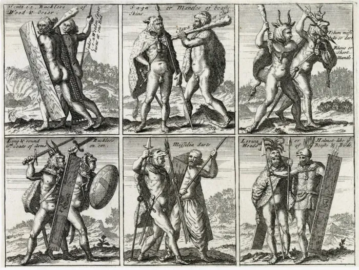 Framed Print : ANCIENT GERMAN WARRIORS Framed Print : ANCIENT GERMAN WARRIORS