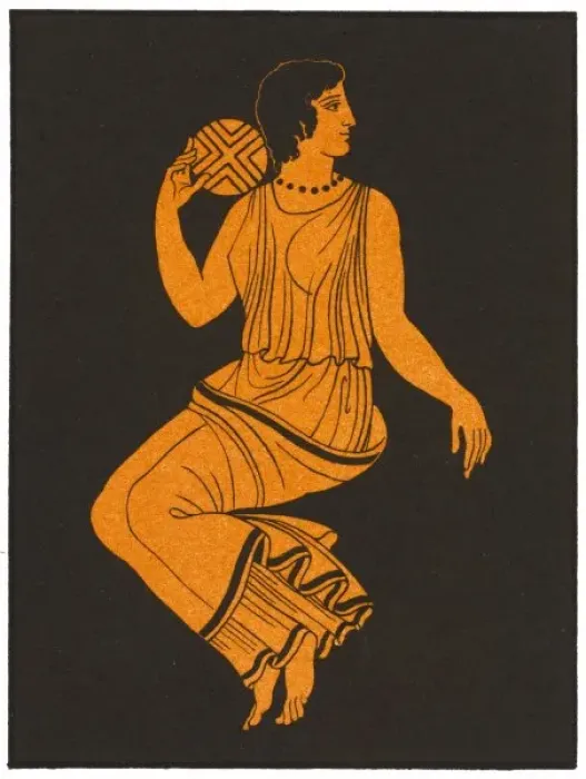 Framed Print : Ancient Greece with Ball Framed Print : Ancient Greece with Ball