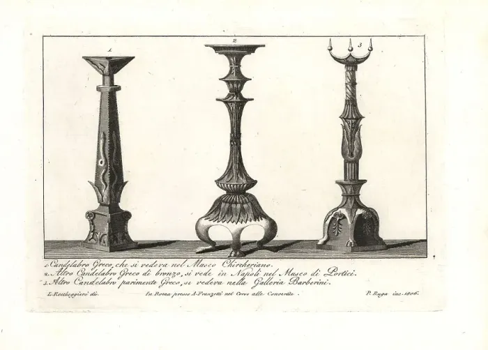 Framed Print : Ancient Greek candelabra Framed Print : Ancient Greek candelabra