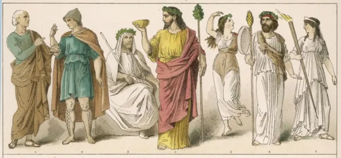 Framed Print : Ancient Greek Costume Framed Print : Ancient Greek Costume