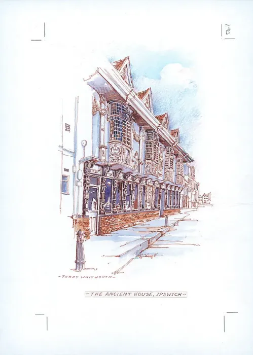 Framed Print : The Ancient House, Ipswich Framed Print : The Ancient House, Ipswich