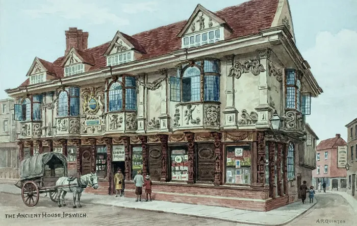 Framed Print : The Ancient House, Ipswich, Suffolk Framed Print : The Ancient House, Ipswich, Suffolk