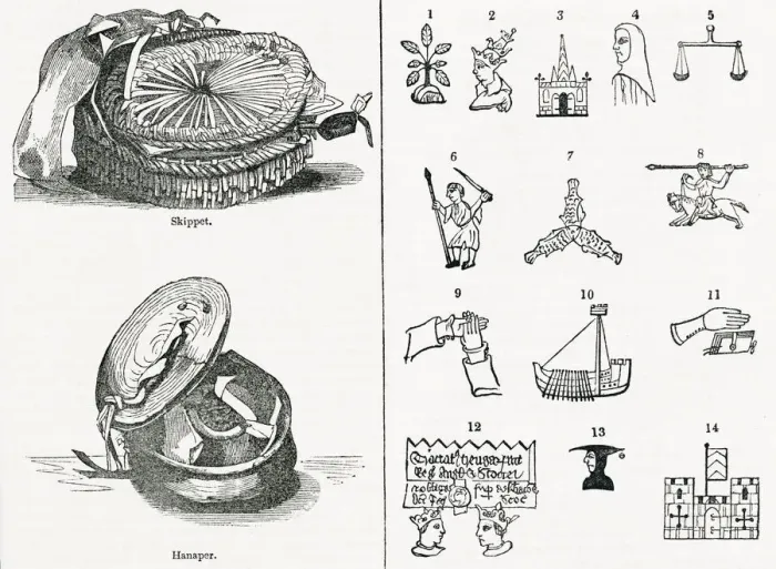 Framed Print : Ancient items from the Treasury of Great Britain Framed Print : Ancient items from the Treasury of Great Britain