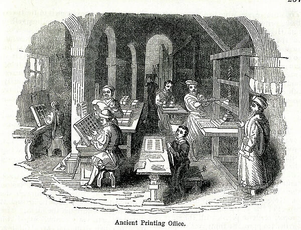 Ancient printing office