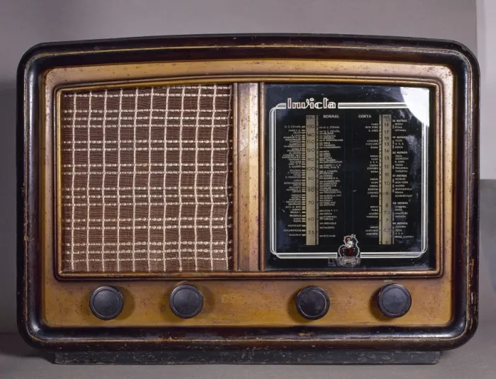Framed Print : Ancient radio receiver Framed Print : Ancient radio receiver