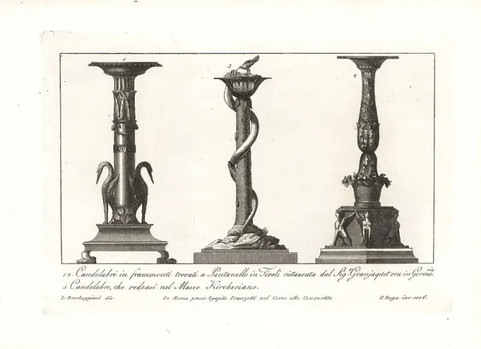 Framed Print : Ancient Roman candelabra Framed Print : Ancient Roman candelabra