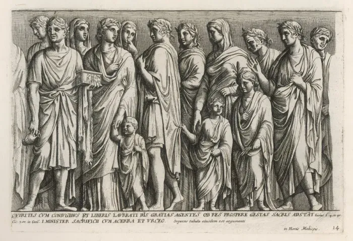Framed Print : Ancient Roman Citizens Framed Print : Ancient Roman Citizens